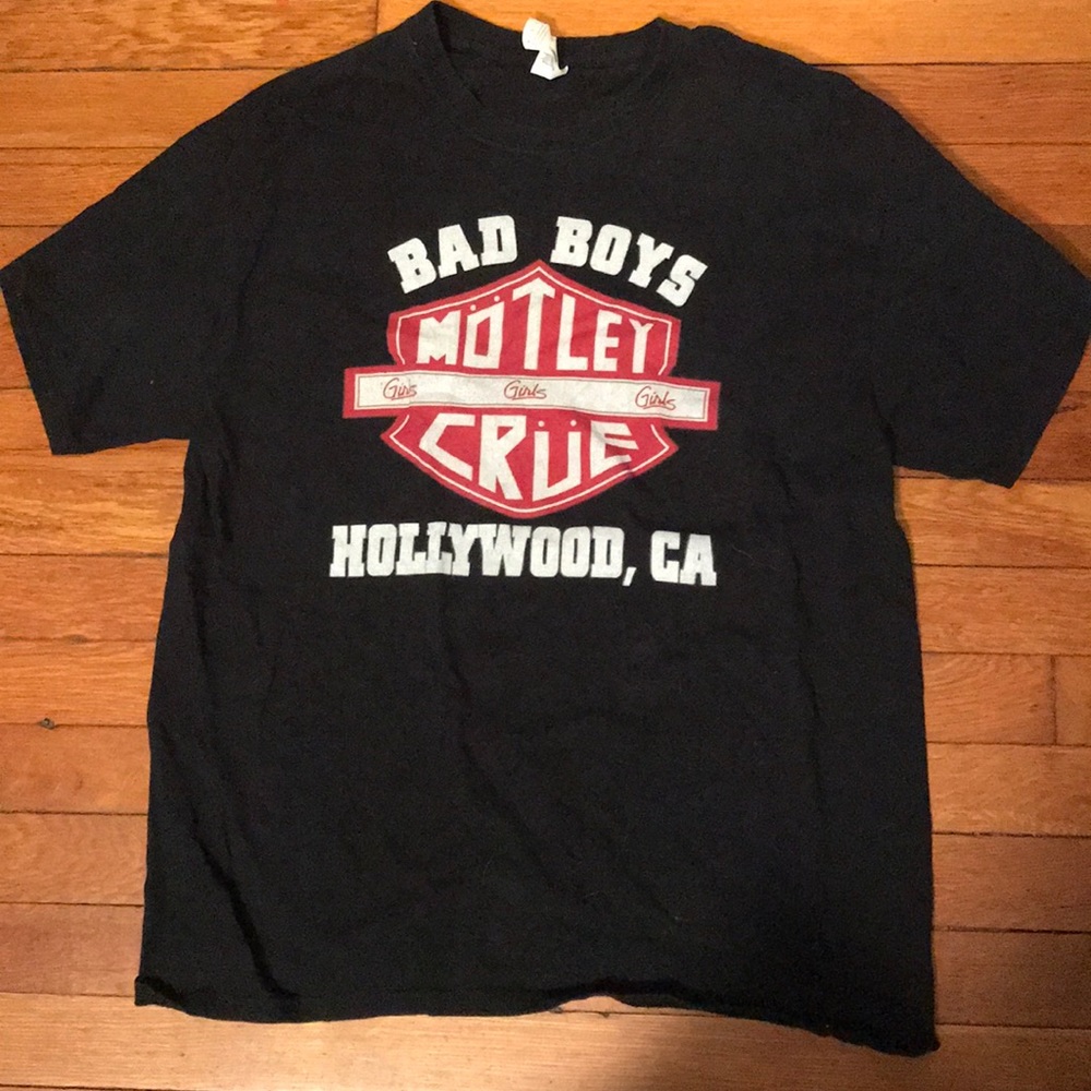 Mötley Crüe Bad Boys Hollywood T Shirt Men’s Large